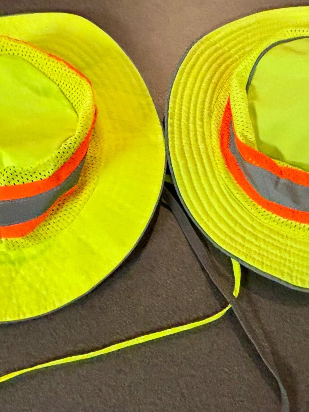 ~~Lot of Hi Vis Reflective Work Safety Sun XL Hats Ventilation Bucket Cap